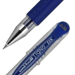 Uni-ball Uniball Signo DX Gel Pens, Ultra Micro Point, 0.38mm, Assorted Ink, 8/Pack (2004052)