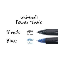 Uni-ball Uni Power Tank RT Ballpoint Pens, Medium Point, 1.0mm, Black Ink, 12/Pack (42070) -Sharpie || Pentel || Bic Shop 08A0DD22 25AC 4BC0 95F2B8F5B3176014 s7