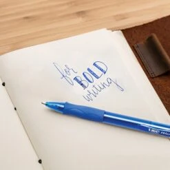 BIC Glide Bold Retractable Ballpoint Pen, Bold Point, Blue Ink, 4/Pack (VLGBP41-BLU) -Sharpie || Pentel || Bic Shop 09080FEB 65B8 47A9 BB9A92C2B96FFCA4 s7