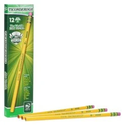 Dixon Ticonderoga Wooden Pencil, #3 Hard Lead, 6 Dozen (13883)