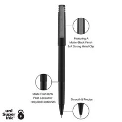 Uni-ball Uniball Roller Rollerball Pens, Micro Point, 0.5mm, Black Ink, 36/Pack (1921065) -Sharpie || Pentel || Bic Shop 11BC22F7 A92A 42BC BE2B1C0911465913 s7