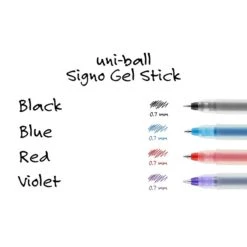 Uni-ball Uni Gel Stick Pens, Medium Point (0.7mm, Blue Ink, 12/Pack (69055) -Sharpie || Pentel || Bic Shop 14E73972 9ED2 4B94 B0126E3AB63B095A s7