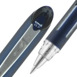 Uni-ball Uni Jetstream Ballpoint Pen, Fine Point, 0.7mm, Black Ink, Dozen (40173)