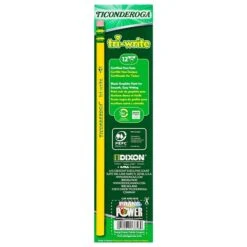 Ticonderoga Tri-Write Wooden Pencil, 2.2mm, #2 Soft Lead, Dozen (13856)