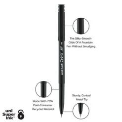 Uni-ball Uniball Onyx Rollerball Pens, Fine Point, 0.7mm, Black Ink, Dozen (60143) 13 Uni-ball Uniball Onyx Rollerball Pens, Fine Point, 0.7mm, Black Ink, Dozen (60143) -Sharpie || Pentel || Bic Shop 1BAA407E 4ABE 4E3D B6BA91060CD25AFA s7