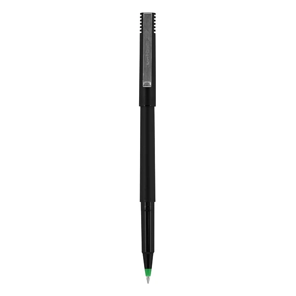 Uniball Roller Pen, Micro Point, 0.5mm, Green Ink, Dozen (60154) 2 Uniball Roller Pen, Micro Point, 0.5mm, Green Ink, Dozen (60154) - Image 2