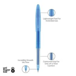 Uni-ball Uni Gel Stick Pens, Medium Point (0.7mm, Blue Ink, 12/Pack (69055) -Sharpie || Pentel || Bic Shop 216F65E7 E4A6 4638 B80A47D2B6FBA828 s7
