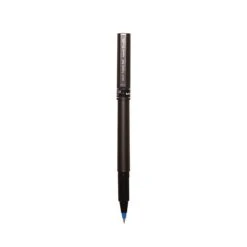 Uni-ball Deluxe Rollerball Pens, Micro Point, Blue Ink, 12/Pack (60027)