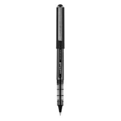 Uni Vision Rollerball Pen,Micro Point, Black Ink, Dozen (60106)