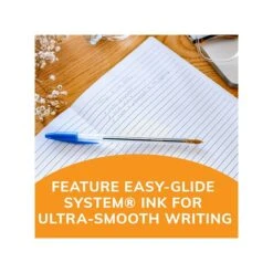 BIC Cristal Xtra Smooth Ballpoint Pen, Medium Point, Blue Ink, 24/Box, 6 Boxes/Pack (MS144E-BLU) -Sharpie || Pentel || Bic Shop 351BEB38 67B5 4B9B A3AB247E3A61C027 s7