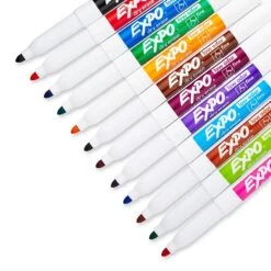 Expo Dry Erase Markers, Fine Tip, Assorted, 12/Pack (86603) -Sharpie || Pentel || Bic Shop 39861847 1302 4183 820866E2F27D1D5F s7