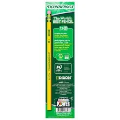 Dixon The World's Best Pencil Wooden Pencil, 2.2mm, #2 Soft Lead, Dozen (13882)