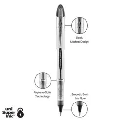 Uni-ball Vision Elite Rollerball Pens, Bold Point, Black Ink, Dozen (61231) -Sharpie || Pentel || Bic Shop 52A0E4D1 6A95 4DAA 802BB843390788F0 s7