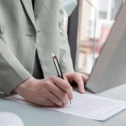 Uni-ball Uni Jetstream RT BLX Ballpoint Pens, Medium Point, 1.0mm, Blue/Black Ink, 12/Pack (1858845) -Sharpie || Pentel || Bic Shop 554C33C7 ABB8 44BF A51D0425B43537C1 s7