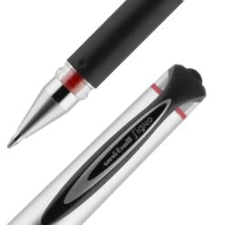 Uni-ball Uniball 207 Impact Gel Pens, Bold Point, 1.0mm, Red Ink (65802)