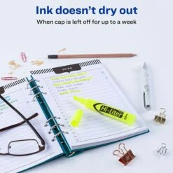 Avery Hi-Liter Desk-Style Highlighters, Fluorescent Yellow, Value Pack Of 36 (98208) -Sharpie || Pentel || Bic Shop 69716BA5 A56F 4D04 964C10B5C2D9F136 s7