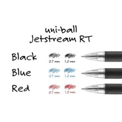 Uni-ball Uni Jetstream RT Retractable Ballpoint Pen, Medium Point, 1.0mm, Black Ink, Dozen (73832) 12 Uni-ball Uni Jetstream RT Retractable Ballpoint Pen, Medium Point, 1.0mm, Black Ink, Dozen (73832) -Sharpie || Pentel || Bic Shop 70509A39 6890 4866 8AA189B3E4206E0D s7