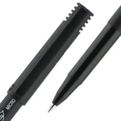 Uni-ball Uniball Onyx Rollerball Pens, Micro Point, 0.5mm, Black Ink, Dozen (60040)