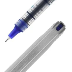 Uni-ball Uniball Vision Needle Rollerball Pens, Fine Point, 0.7mm, Blue Ink, Dozen (1734904)