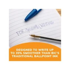 BIC Cristal Xtra Smooth Ballpoint Pen, Medium Point, Blue Ink, 24/Box, 6 Boxes/Pack (MS144E-BLU) -Sharpie || Pentel || Bic Shop 7E9F9450 A485 4717 A1173AC1EE5CDCCA s7