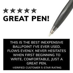 BIC Glide Retractable Ballpoint Pen, Medium Point, Black Ink, Dozen (14347/VCG11BK) -Sharpie || Pentel || Bic Shop 8110492E 3BC1 4A36 AC698DD61EDAF81B s7