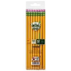 Dixon The World's Best Pencil Wooden Pencil, 2.2mm, #2 Soft Lead, 2 Dozen (13924)