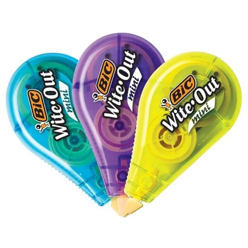 BIC Wite-Out Mini Correction Tape, White, 3/Pack (WOTMP31-WHI) 3 BIC Wite-Out Mini Correction Tape, White, 3/Pack (WOTMP31-WHI) -Sharpie || Pentel || Bic Shop 90795411 46B5 4526 8B428CF282B65790 s7