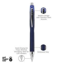 Uni-ball Uni Jetstream RT Ballpoint Pens, Fine Point, 0.7mm, Blue Ink, Dozen (62153) -Sharpie || Pentel || Bic Shop 92287E03 F3AA 4CA2 A6D33176F46ACACF s7