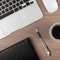 Uni-ball Uniball Gel Grip Gel Pens, Medium Point, 0.7mm, Blue Ink, 12/Pack (65451) -Sharpie || Pentel || Bic Shop 97877D25 F814 4676 A3ED2158A3FD063C s7