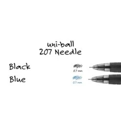 Uni-ball Uniball 207 Needle Retractable Gel Pens, Medium Point, 0.7mm, Blue Ink, Dozen (1736098) 12 Uni-ball Uniball 207 Needle Retractable Gel Pens, Medium Point, 0.7mm, Blue Ink, Dozen (1736098) -Sharpie || Pentel || Bic Shop 9BDAD08E 5970 42A3 8A76B80F983C41E1 s7