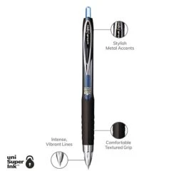 Uni-ball Uniball 207 Retractable Gel Pens, Ultra Micro Point, 0.38mm, Blue Ink, 12/Pack (1790923) 13 Uni-ball Uniball 207 Retractable Gel Pens, Ultra Micro Point, 0.38mm, Blue Ink, 12/Pack (1790923) -Sharpie || Pentel || Bic Shop 9E09D25B 6B30 43C9 B119DC59224AD558 s7