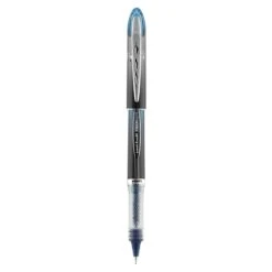 Uni-ball VISION ELITE BLX Rollerball Pens, Micro Point, Blue/Black Ink, 12/Pack (69020)