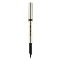 Uni-ball Deluxe Rollerball Pens, Fine Point, Black Ink, 12/Pack (60052)