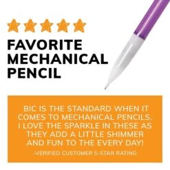 BIC Xtra Sparkle Mechanical Pencil, 0.7mm, #2 Hard Lead, 2 Dozen (MPLP241-BLK) -Sharpie || Pentel || Bic Shop AB06957A A7E4 4EB8 AD2E9F3034FC1A2F s7