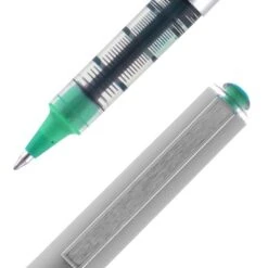 Uni-ball Uniball Vision Rollerball Pens, Fine Point, 0.7mm, Green Ink (60386)