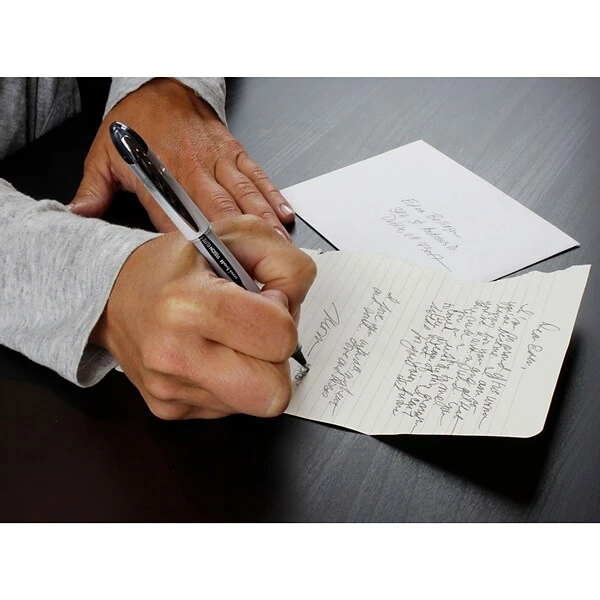 Uni-ball Uniball Vision Elite Rollerball Pens, Bold Point, 0.8mm, Blue Ink (69024) 4 Uni-ball Uniball Vision Elite Rollerball Pens, Bold Point, 0.8mm, Blue Ink (69024) - Image 4