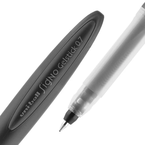 Uni-ball Uni Gel Stick Pens, Medium Point, 0.7mm, Black Ink, Dozen (69054) 1 Uni-ball Uni Gel Stick Pens, Medium Point, 0.7mm, Black Ink, Dozen (69054)