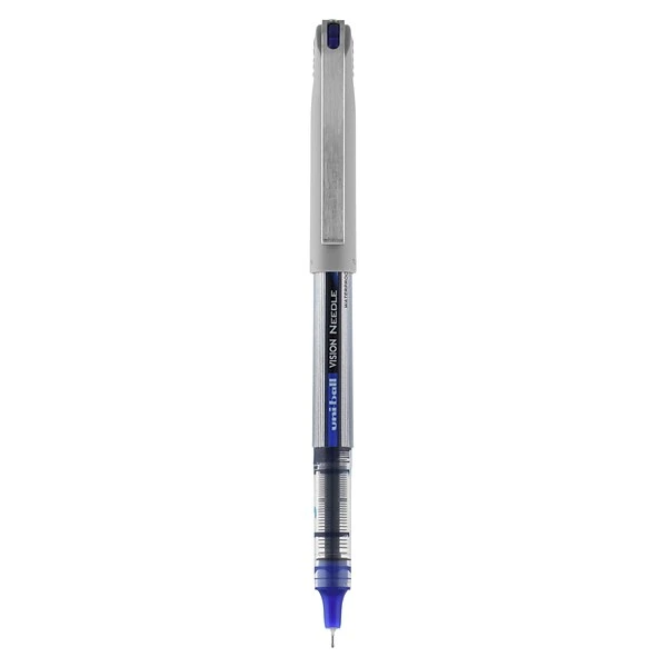 Uni-ball Uniball Vision Needle Rollerball Pens, Fine Point, 0.7mm, Blue Ink, Dozen (1734904) 2 Uni-ball Uniball Vision Needle Rollerball Pens, Fine Point, 0.7mm, Blue Ink, Dozen (1734904) - Image 2