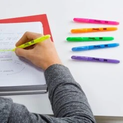 Sharpie Pocket Stick Highlighter, Chisel Tip, Fluorescent Yellow, 5/Pack (1908050) -Sharpie || Pentel || Bic Shop C2A859B7 937A 435C A2382A09B6E441EC s7