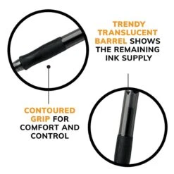 BIC Gel-Ocity Original Retractable Gel Pen, Medium Point, Black Ink, Dozen (31563) -Sharpie || Pentel || Bic Shop C8597B41 B20E 477E 9E511E0E2F071BF7 s7