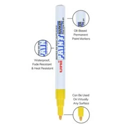 Uni PAINT PX-21 Oil-Based Paint Marker, Fine Line, Yellow (63705) -Sharpie || Pentel || Bic Shop C8A3FBE2 4ED5 469C 964F11B3F86BD5E4 s7