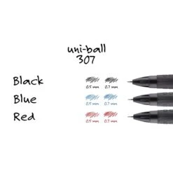 Uni-ball Uniball 307 Retractable Gel Pens, Medium Point, 0.7mm, Black Ink, 12/Pack (1927258) -Sharpie || Pentel || Bic Shop D1675CE7 873B 4321 BEB16A8B5EEE5CB7 s7