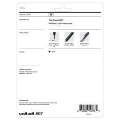 Uni-ball Uniball 207 Retractable Gel Pens, Medium Point, 0.7mm, Black Ink, 8/Pack (1756584) -Sharpie || Pentel || Bic Shop D4F2BC4D B894 4C17 9220B5A1826F5191 s7