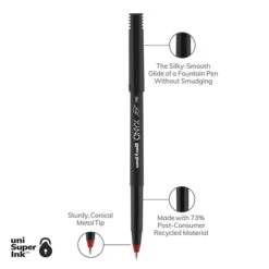 Uni-ball Uniball Onyx Rollerball Pen, Fine Point, 0.7mm, Red Ink, Dozen (60144) 13 Uni-ball Uniball Onyx Rollerball Pen, Fine Point, 0.7mm, Red Ink, Dozen (60144) -Sharpie || Pentel || Bic Shop E08D4632 6F86 4AA7 AA3A5191C99CA145 s7