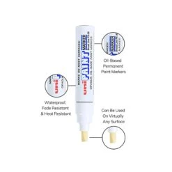 Uni PAINT PX-30 Oil-Based Paint Marker, Broad Line, White (63743) -Sharpie || Pentel || Bic Shop E09FB241 0EE9 4A23 A730EF3DEE077111 s7