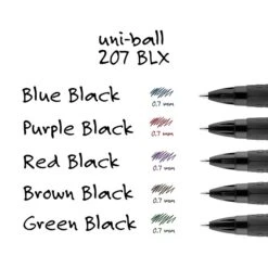 Uni-ball Uniball 207 BLX Retractable Gel Pens, Medium Point (0.7mm, Assorted Ink, 4/Pack (1838182) -Sharpie || Pentel || Bic Shop E95B2FF2 A767 459C B24D9AE73753773C s7