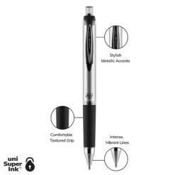 Uni-ball Uniball 207 Impact Retractable Gel Pens, Bold Point, 1.0mm, Black Ink (65870) -Sharpie || Pentel || Bic Shop F1CE6C28 5B9F 4F51 8264BFF24C3E9B39 s7