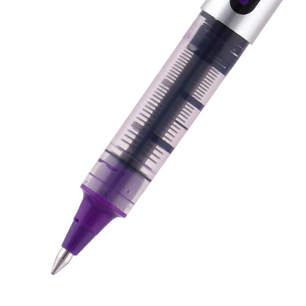 Uni-ball Uniball Vision Rollerball Pens, Fine Point, 0.7mm, Purple Ink (60382) 3 Uni-ball Uniball Vision Rollerball Pens, Fine Point, 0.7mm, Purple Ink (60382) - Image 3