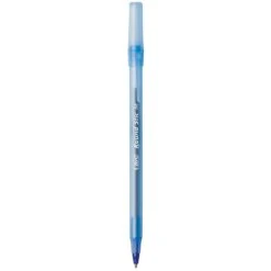 BIC Round Stic Xtra-Life Ballpoint Pen, Medium Point, 1.0mm, Blue Ink, Dozen (20120/GSM11BL)