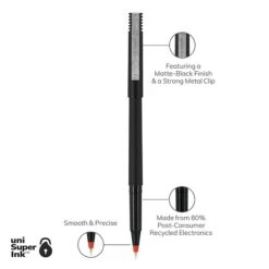 Uni-ball Uniball Roller Rollerball Pens, Fine Point, 0.7mm, Red Ink, Dozen (60102) -Sharpie || Pentel || Bic Shop F6B473E5 E40A 49C3 9812163C10CC872E s7